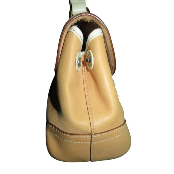 Coach 90's Vintage Soho Vachetta leather top handle suede lining Sufflette bag - Picture 3 of 14